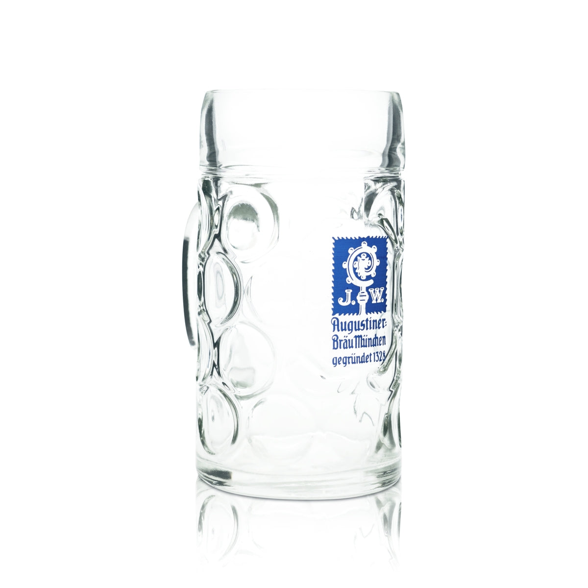 Augustiner Beer 1-Liter Glass Mug – View 2