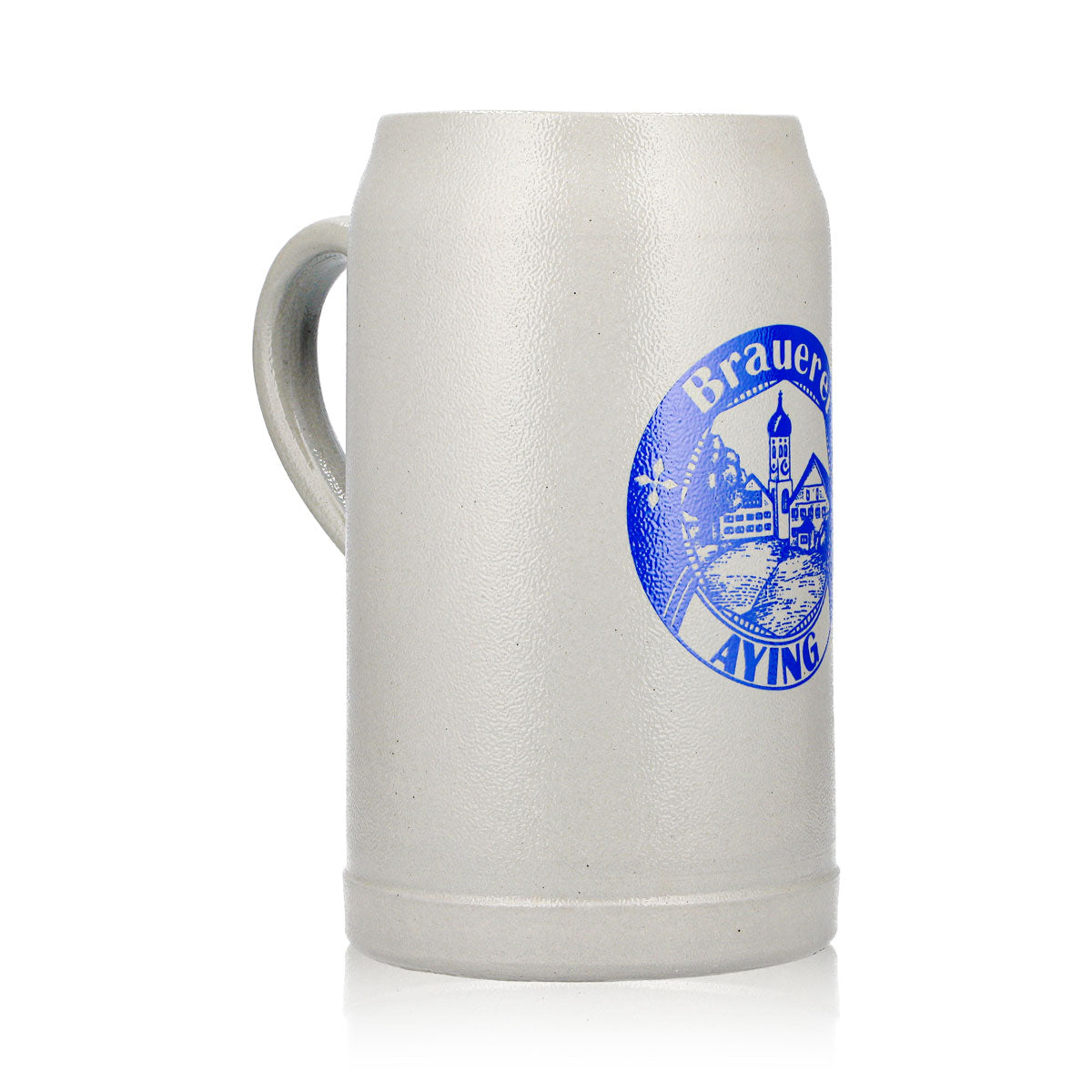 Ayinger Beer Glass 1L Clay Mug, Masskrug, Aying Brewery, Clay, Sahm – View 3
