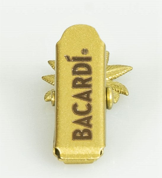 Bacardi pin badge card clip accessory decoration party palm tree gastro bar – View 3