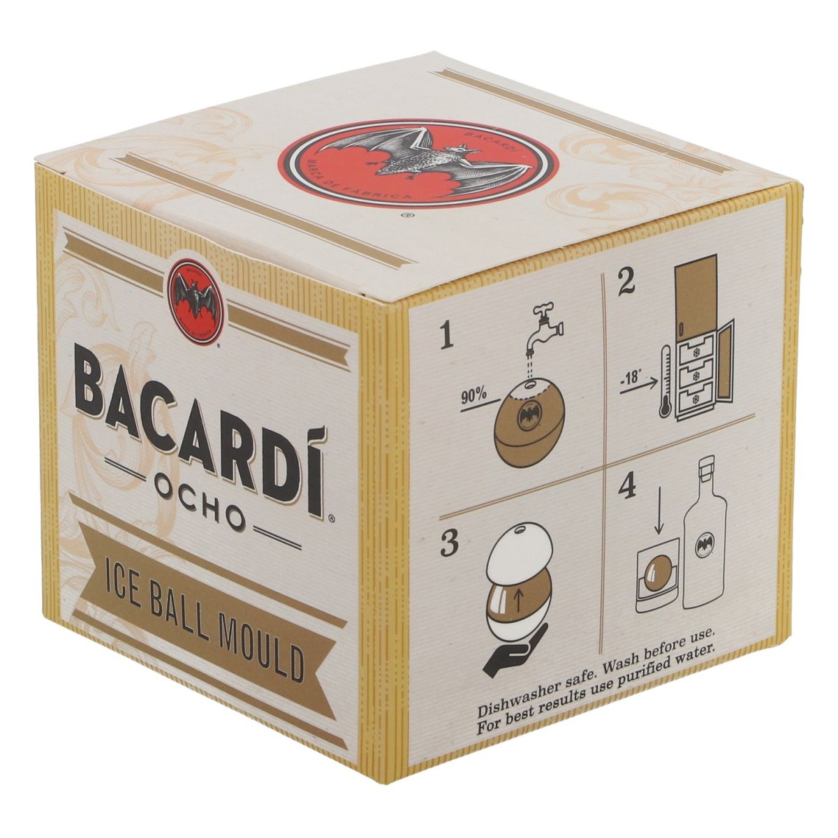 Bacardi Ice Cube Tray Ice Ball Mould Ocho Bar Accessories Cocktail Long Drink – View 3