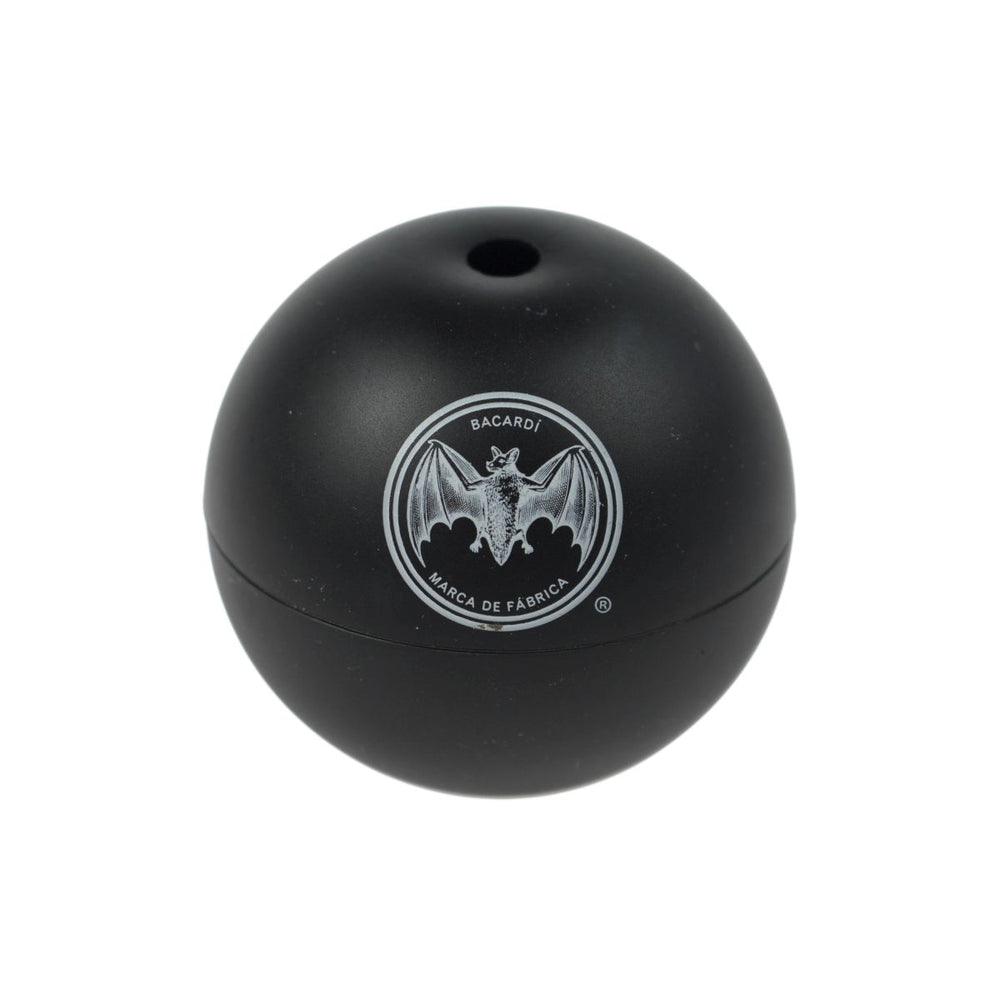 Bacardi Ice Cube Tray Silicone Mold Ice Cube Maker Large Ball Black Ø6.2cm