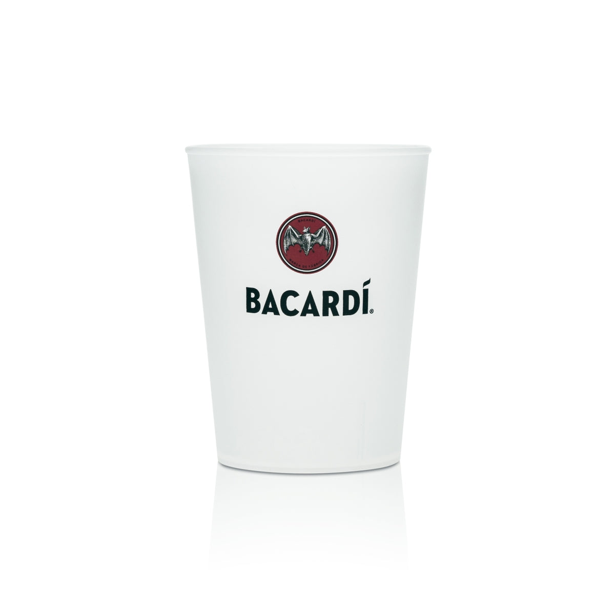 Bacardi Rum Mug 0.2L Reusable Plastic Glass Festival Long Drink Cup Party Bar