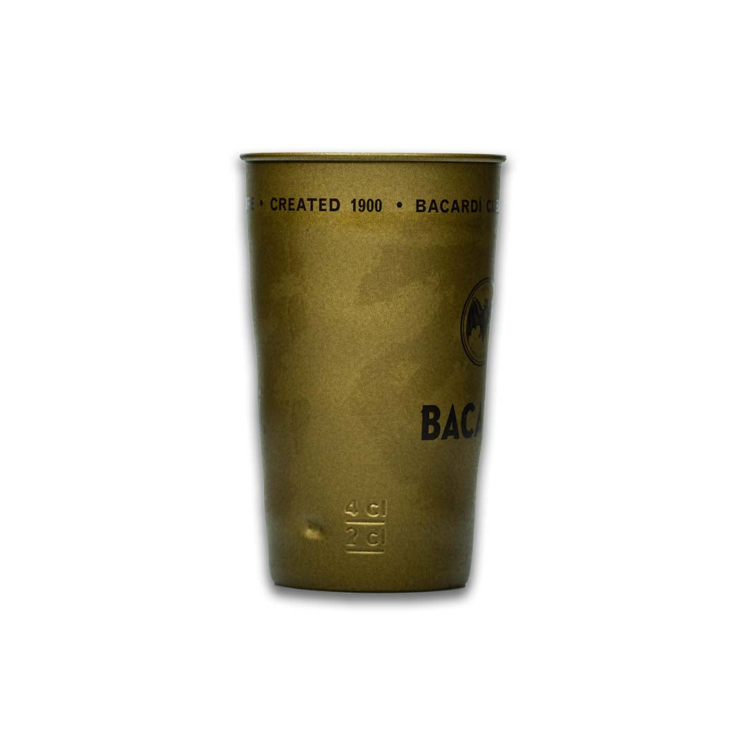 6x Bacardi Rum Mug Metal Mug Cuba Libre Gold – View 5