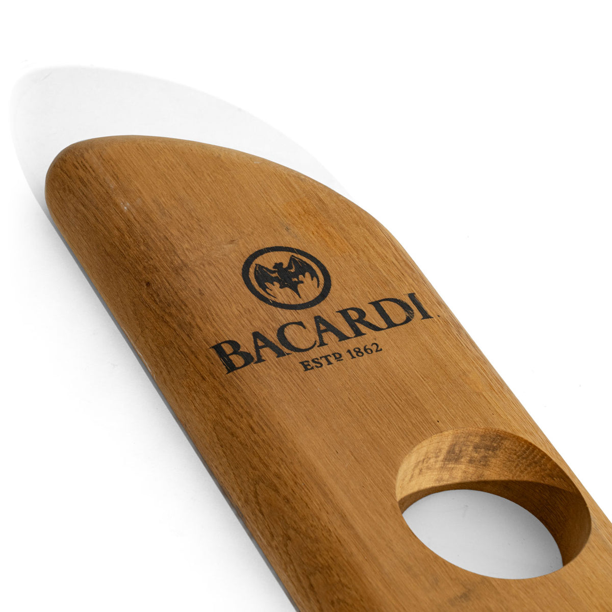 Bacardi Rum Real Wood Glass Holder Glass Tray for 6 Glasses Solid – View 4