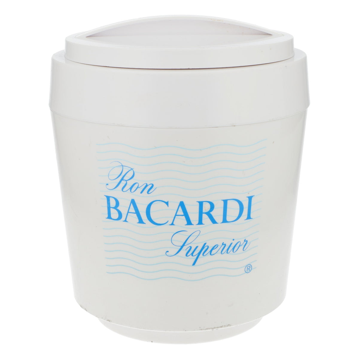 Bacardi Rum Bottle Cooler Ice Cube Container Icebox Plastic "Superior"
