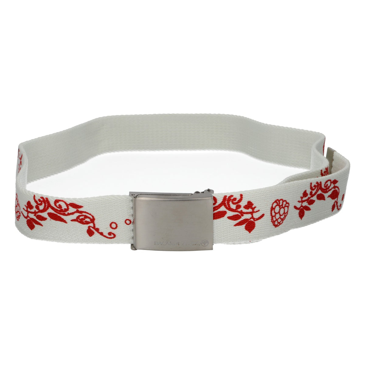 Bacardi Rum expRAZZyourself Belt, White with Red Raspberries, Fan Accessory