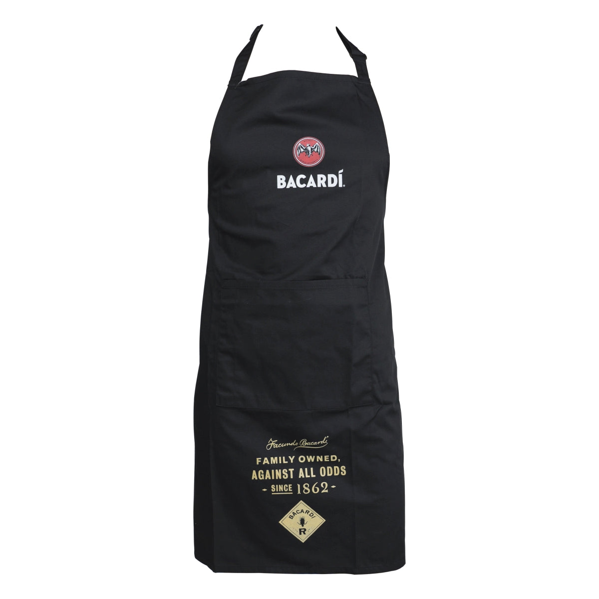 Bacardi Rum Waiter Apron Bib Long Pockets Cook Service Catering Bar Waiter