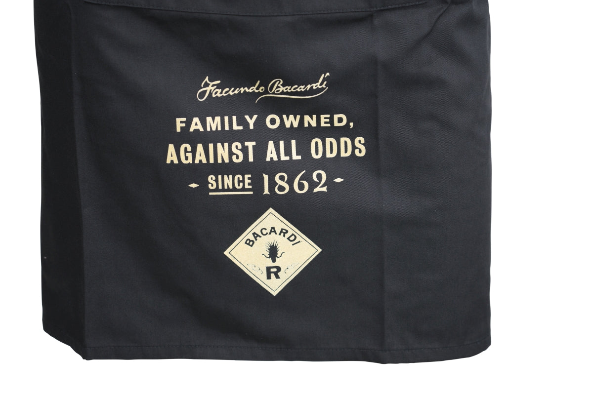 Bacardi Rum Waiter Apron Bib Long Pockets Cook Service Catering Bar Waiter – View 4