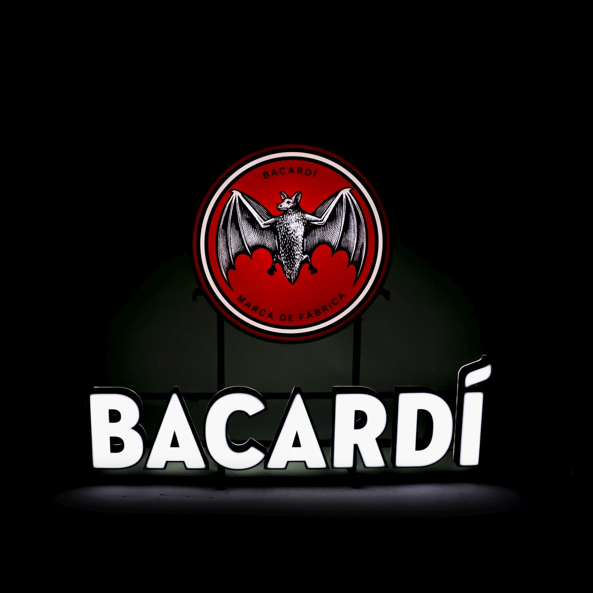 Bacardi Rum Neon Sign 71x59cm LED Sign Wall Sign Display Advertising Bar – View 5