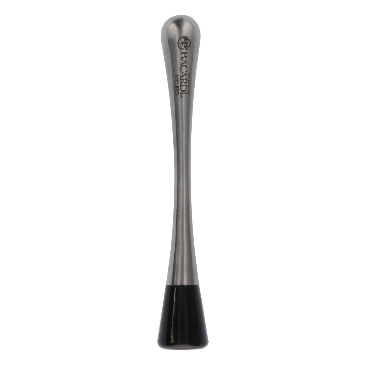 Bacardi Logo Vertical Stainless Steel Mojito Cocktail Muddler Bar Accessory