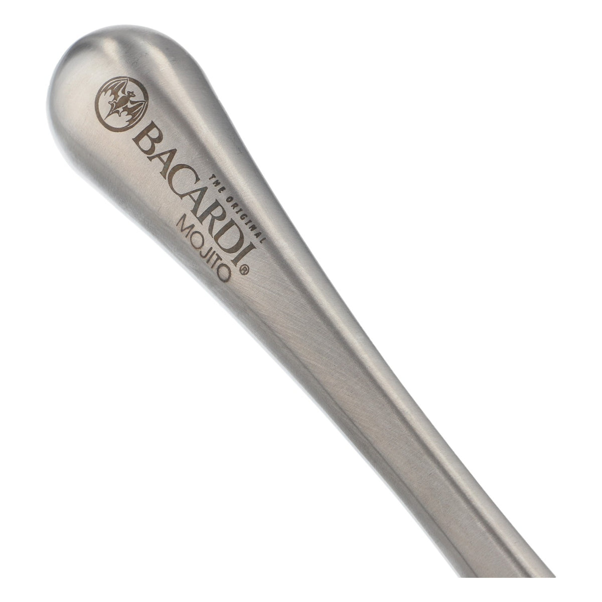 Bacardi Logo Vertical Stainless Steel Mojito Cocktail Muddler Bar Accessory – View 3