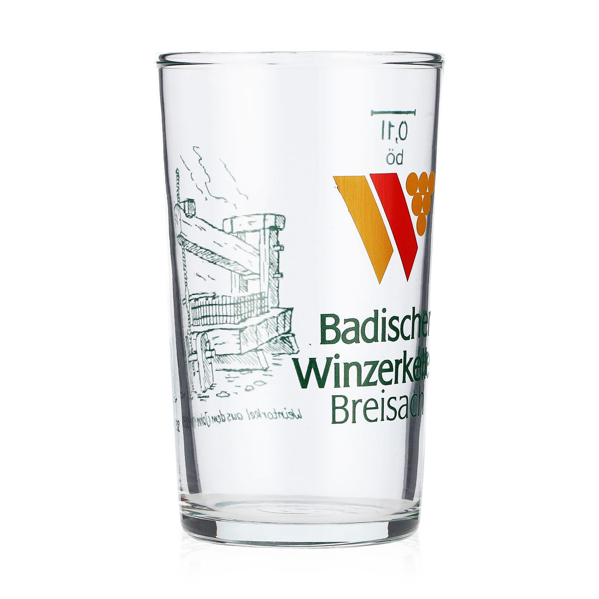 Badischer Winzerkeller Breisach Wine Glass 0.1l Wine Glasses Tasting Glass – View 2