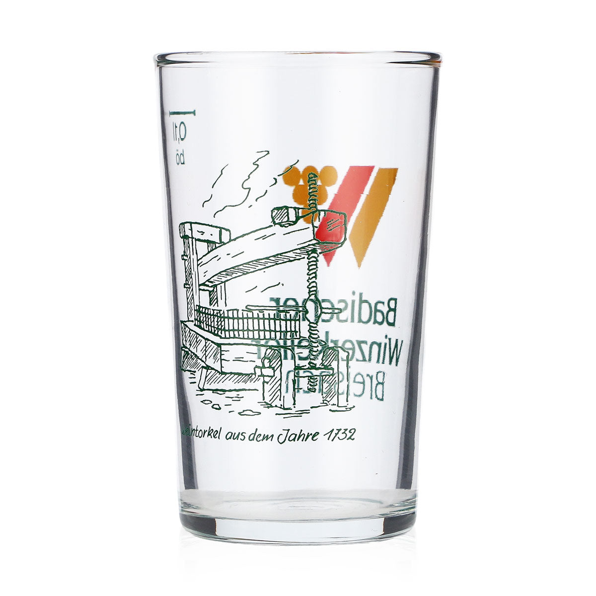 Badischer Winzerkeller Breisach Wine Glass 0.1l Wine Glasses Tasting Glass – View 3