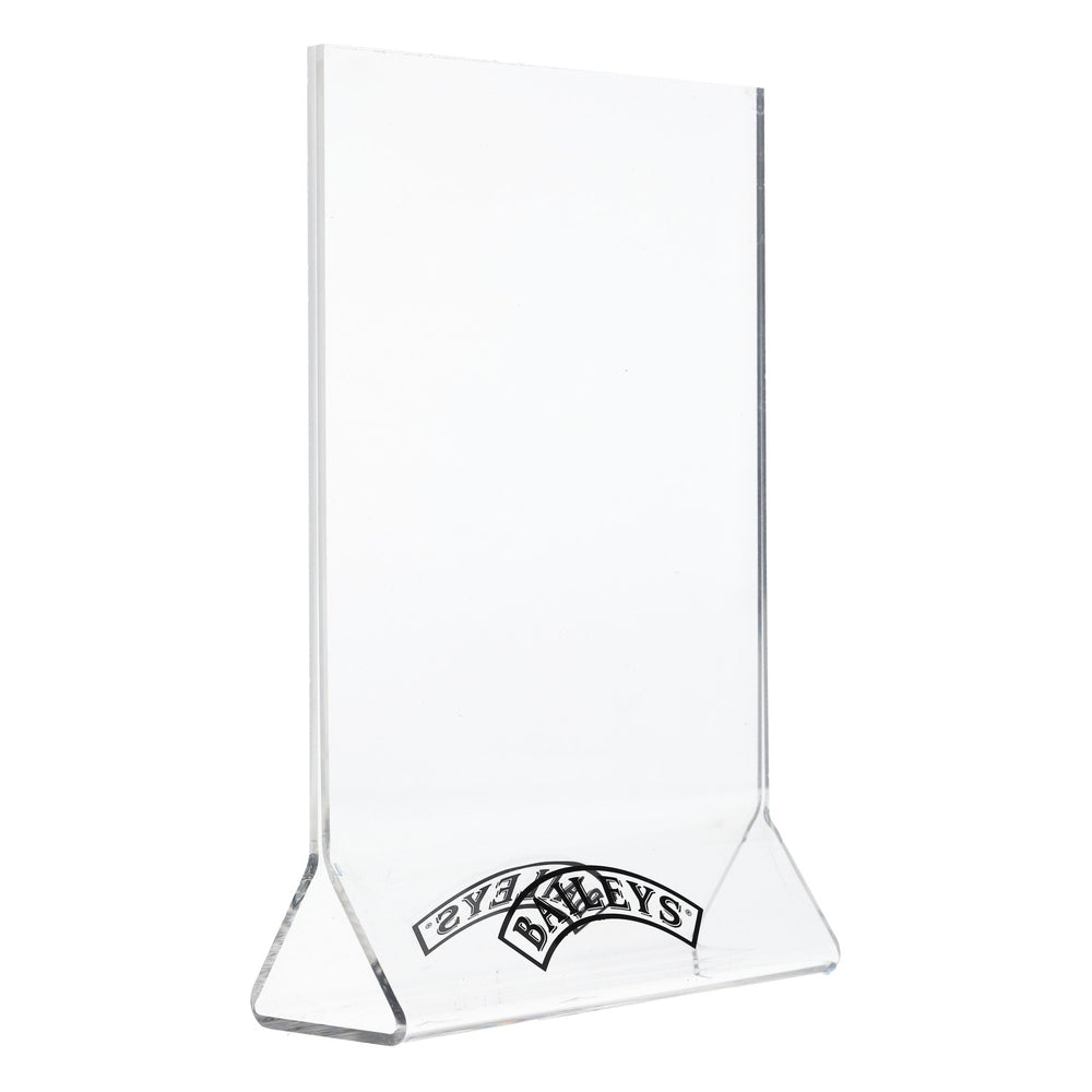 Baileys table display stand Card display stand, transparent