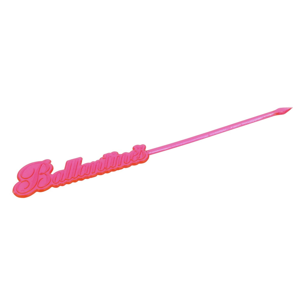 5x Ballantines Whisky Stirrer Bar Accessories Neon Red Very Rare – View 6