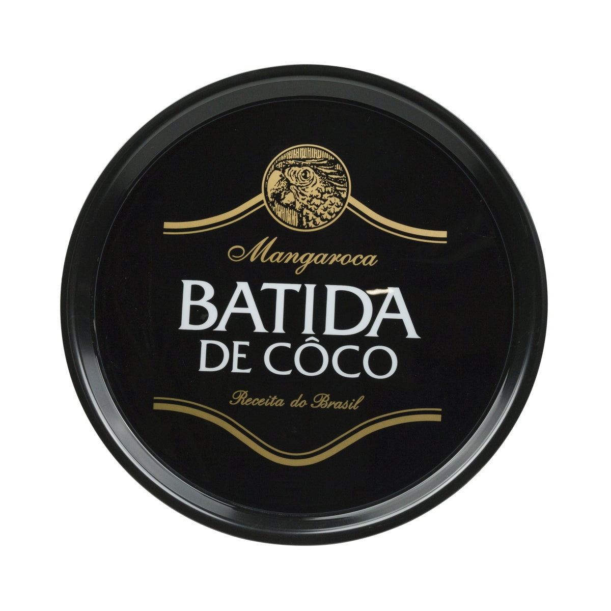 Batida de Coco liqueur tray Serving tray Waiter's tray black