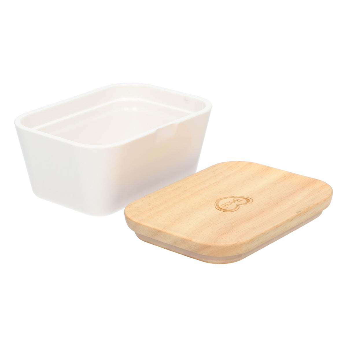 Becel butter dish margarine tin 250g real wood lid kitchen accessories storage – View 4