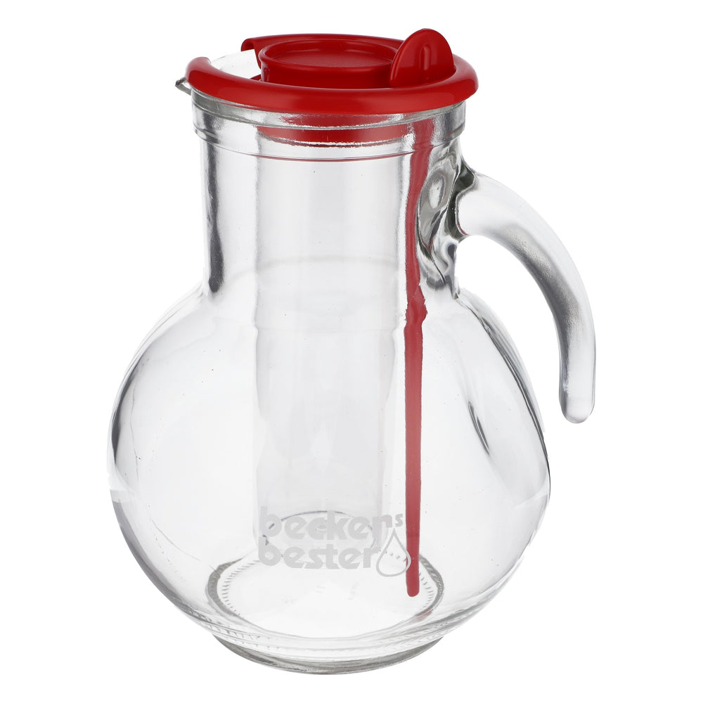 Becker's Best Juice Carafe Water Carafe with Ice Tube and Stirrer