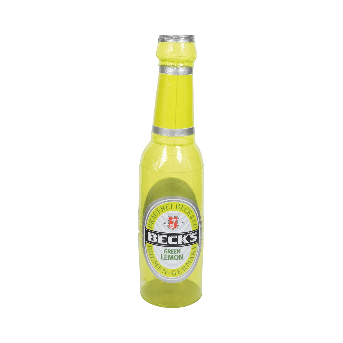 Becks Inflatable Bottle 1.5m Inflatable Display Event Advertising Green Lemon