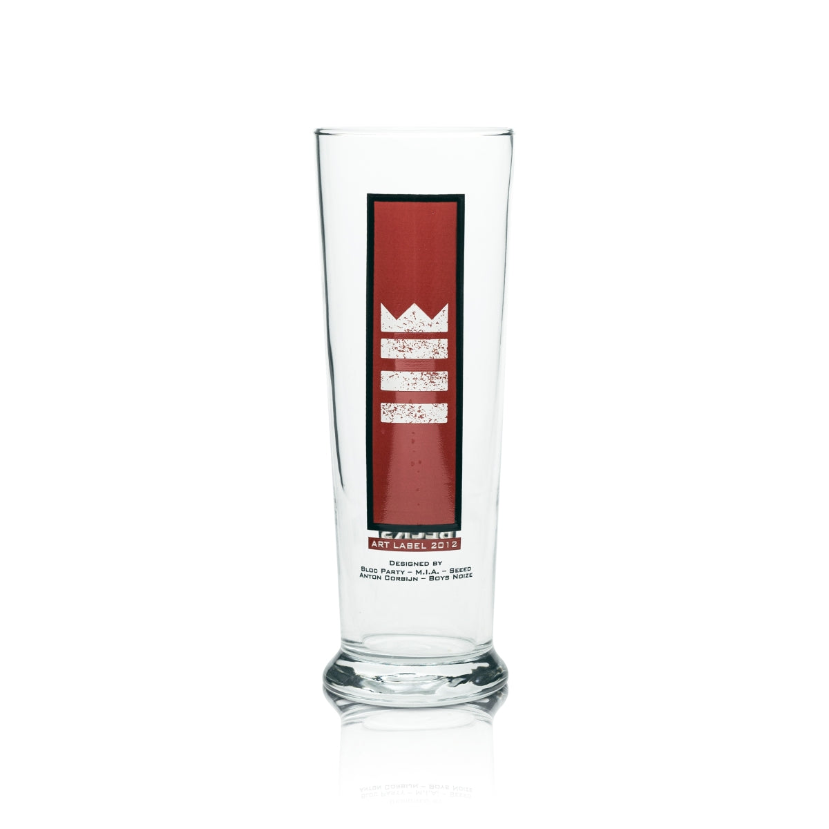 Becks Beer Glass 0.3l Cup Type Label 2021 Edition Collector Glasses Red Beer Bar