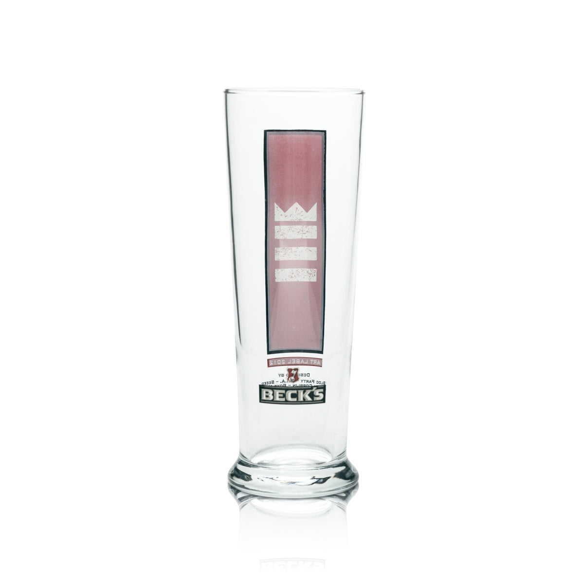 Becks Beer Glass 0.3l Cup Type Label 2021 Edition Collector Glasses Red Beer Bar – View 2