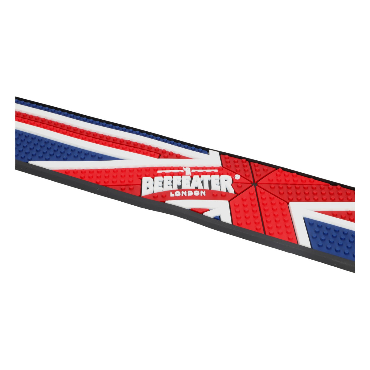 Beefeater bar mat draining mat service mat 59x9cm London motif bar accessories