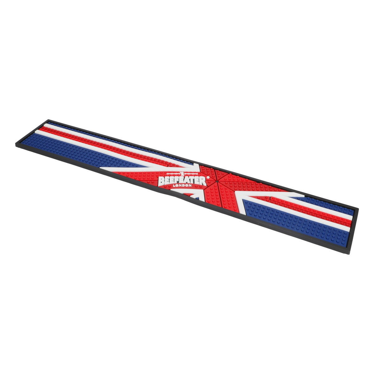 Beefeater bar mat draining mat service mat 59x9cm London motif bar accessories – View 2