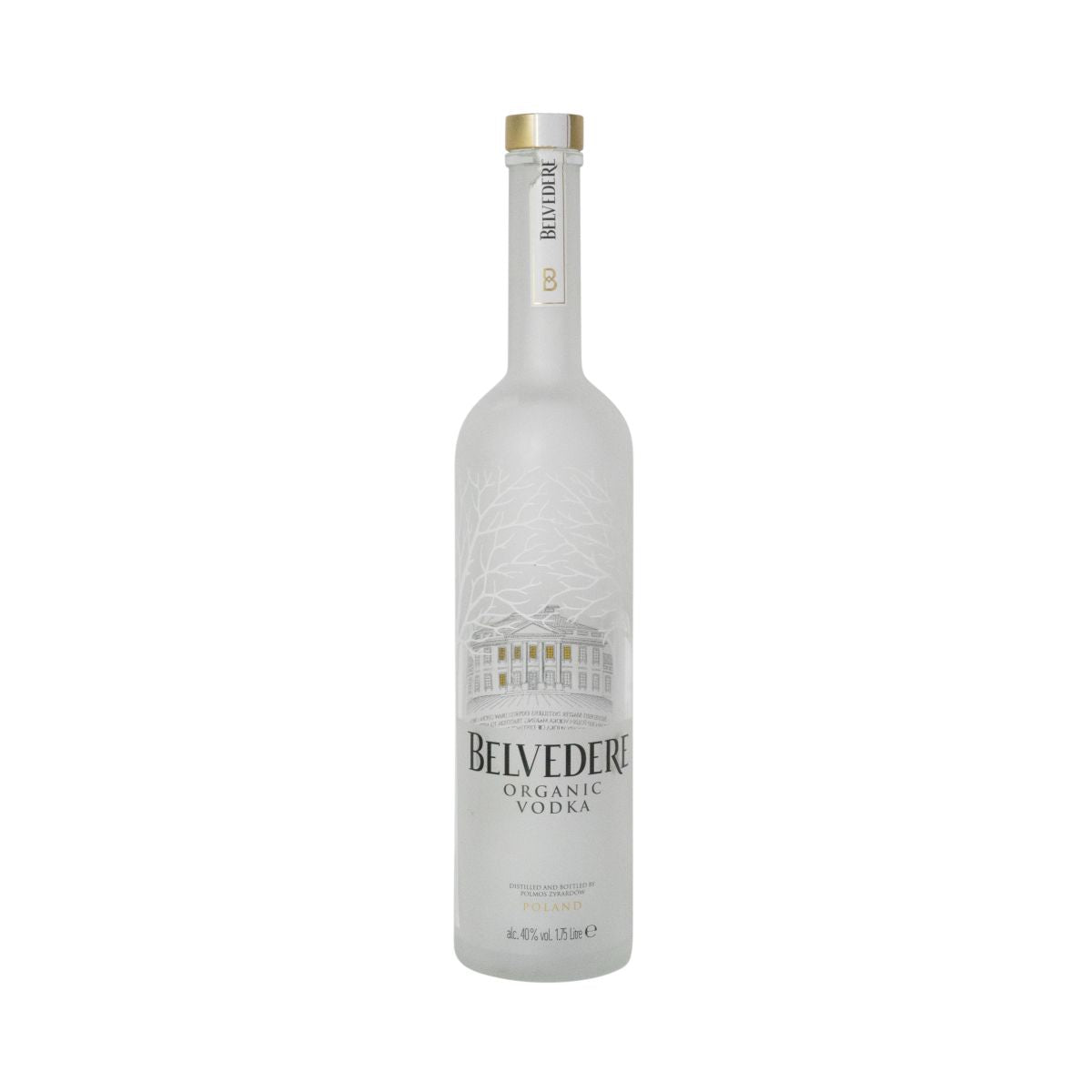 Belvedere Organic show bottle 1.75l Magnum Empty dummy decorative bottle Display stand