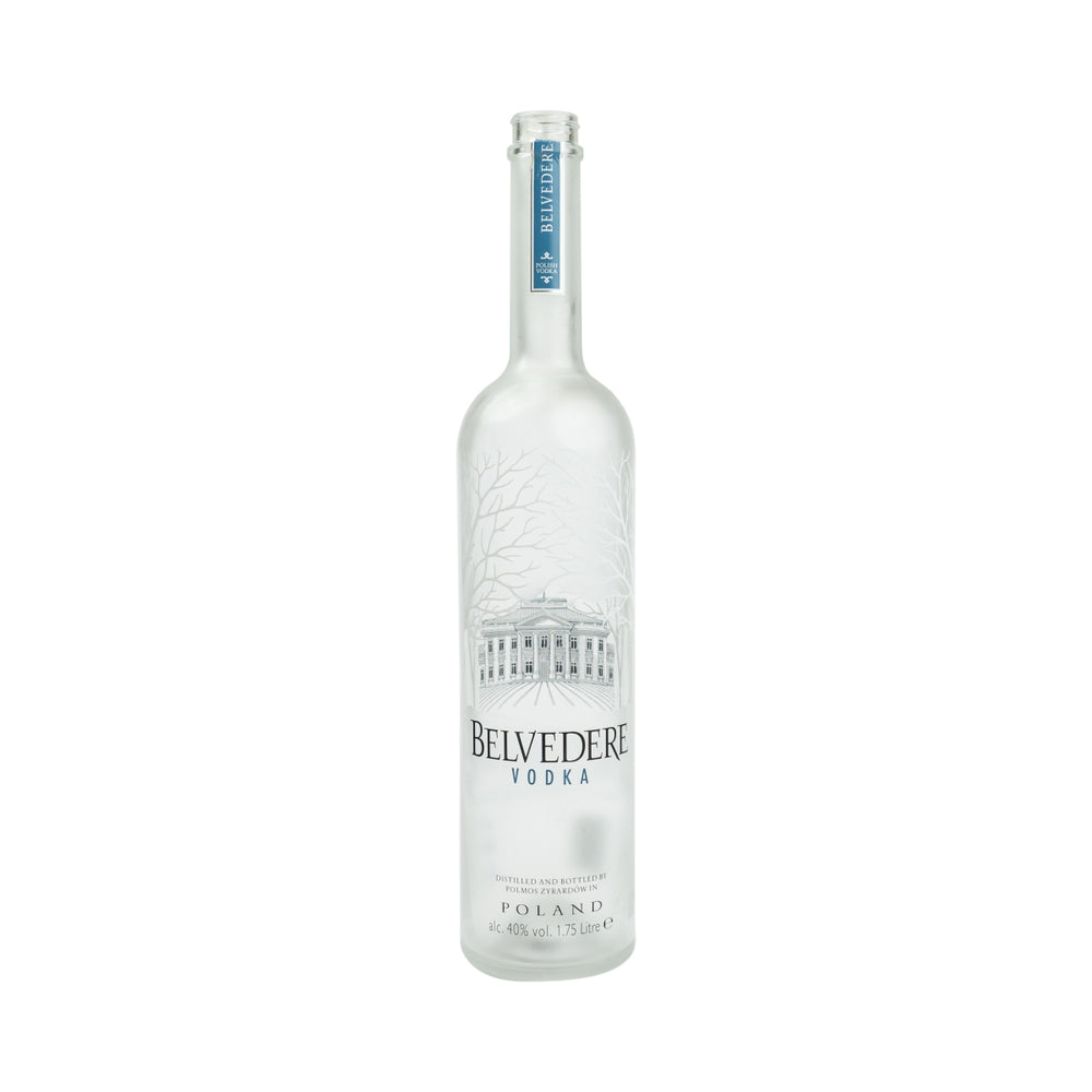 Belvedere Vodka 1.75 l empty bottle with LED decorative lamp money box Empty Bottle Bar