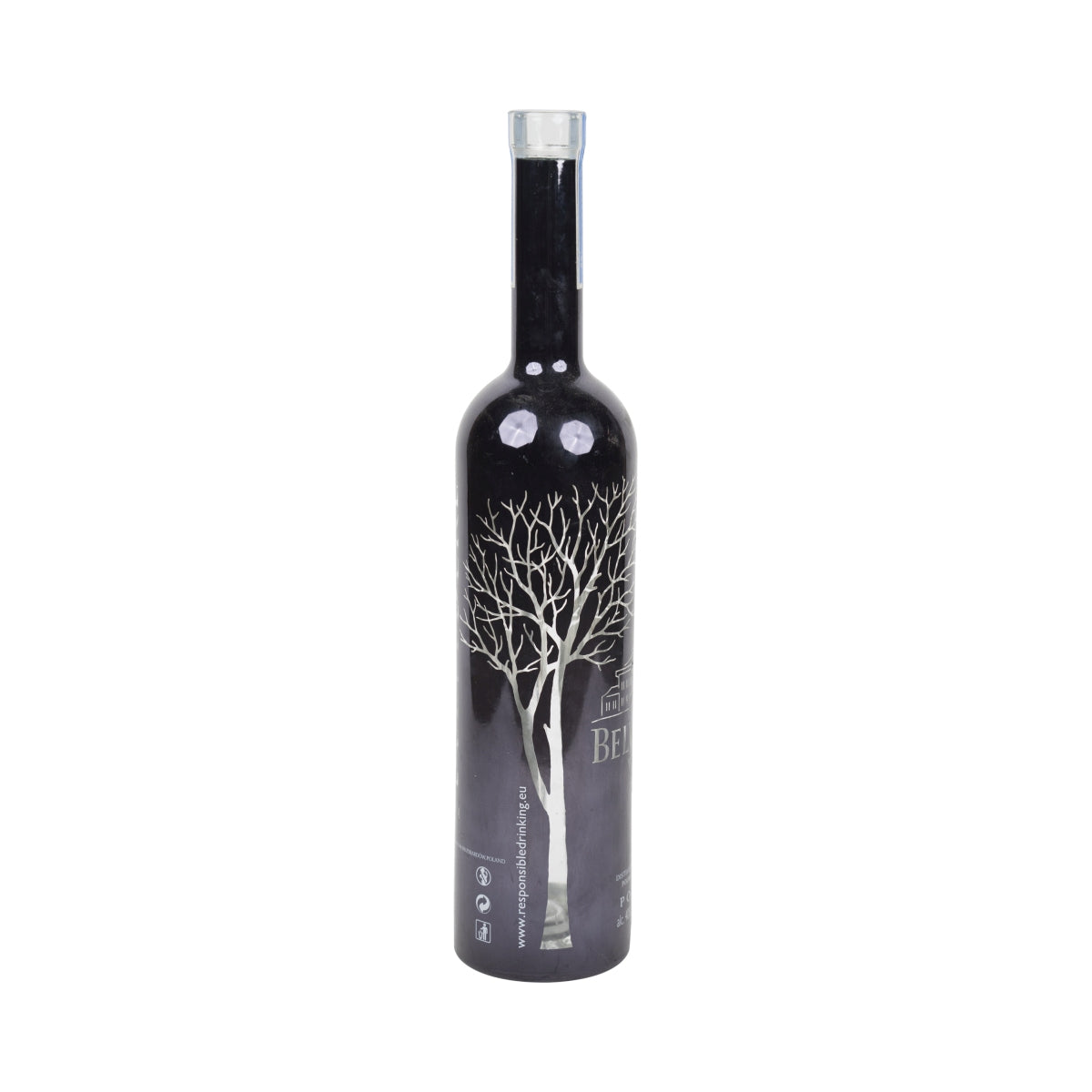 Belvedere Vodka Bottle 3L EMPTY Black Edition Used Decorative Collector's Lamp – View 3