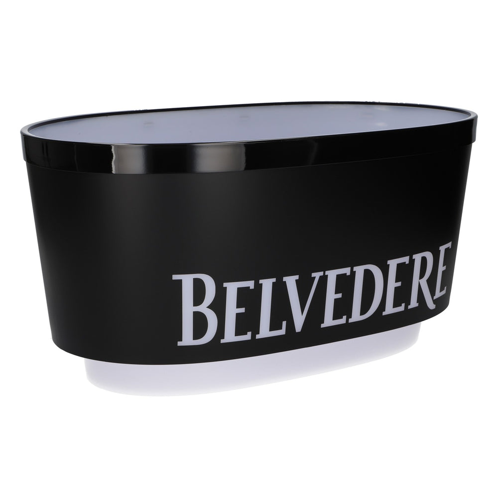 Belvedere Vodka Bottle Cooler XL Ice Cube Container, Black