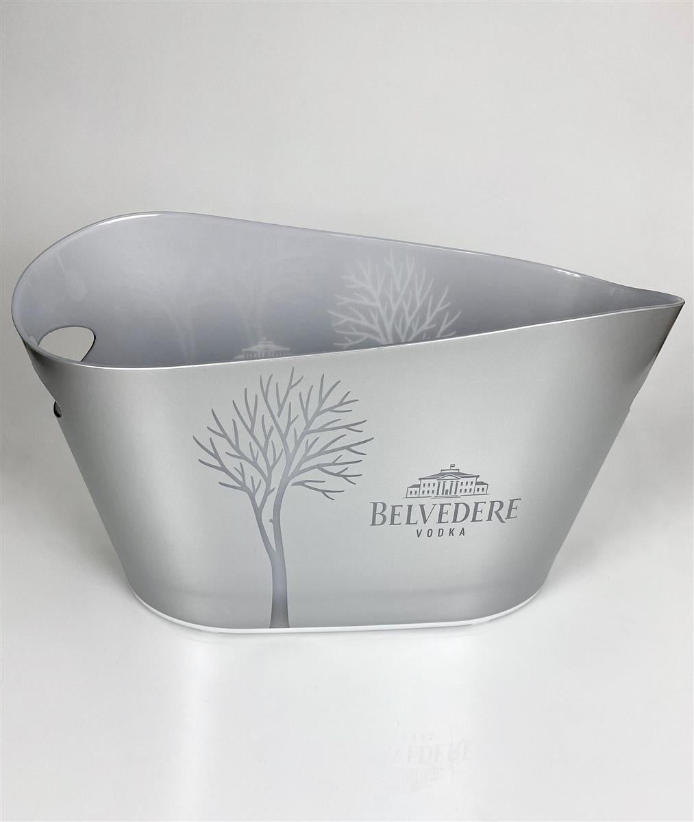 Belvedere Vodka LED rechargeable bottle cooler ice cube container Magnum silver – View 5