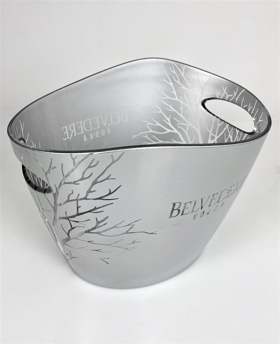 Belvedere Vodka LED rechargeable bottle cooler ice cube container single silver – View 2