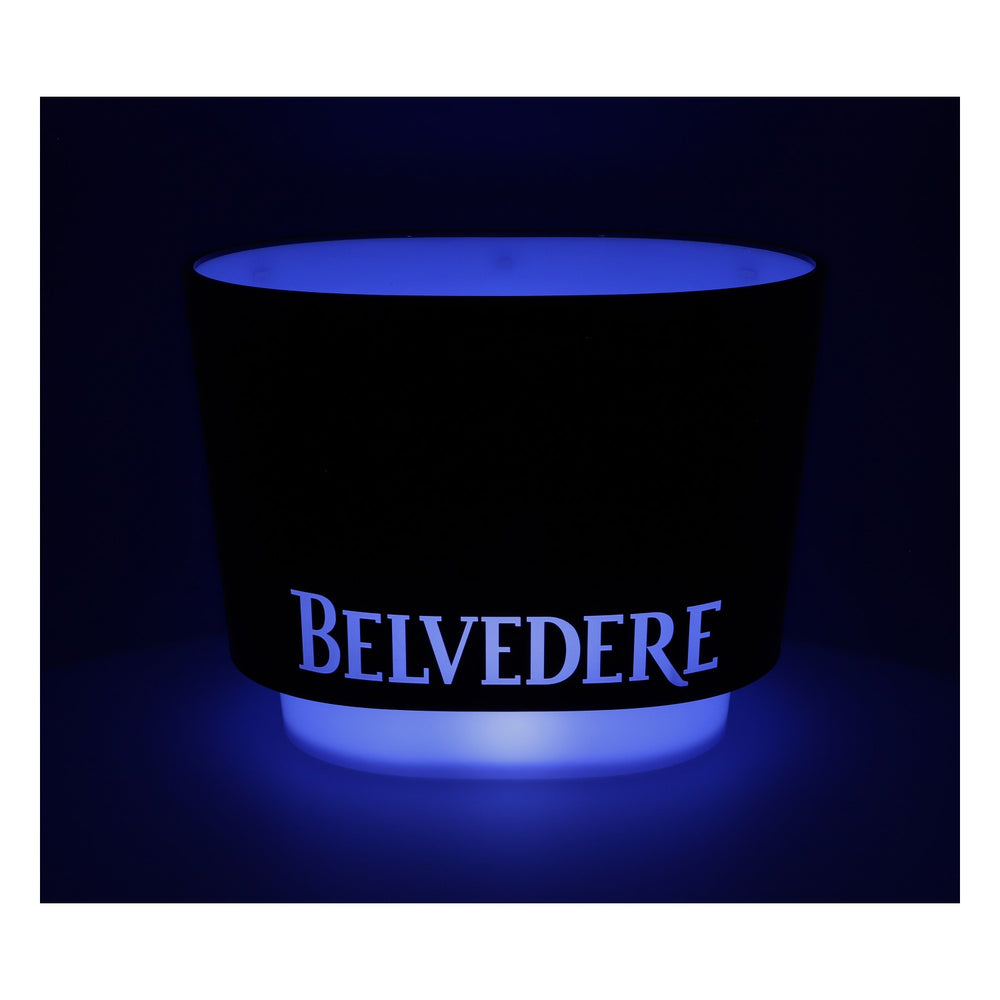 Belvedere Vodka LED Bottle Cooler Icecube Battery Operated Black