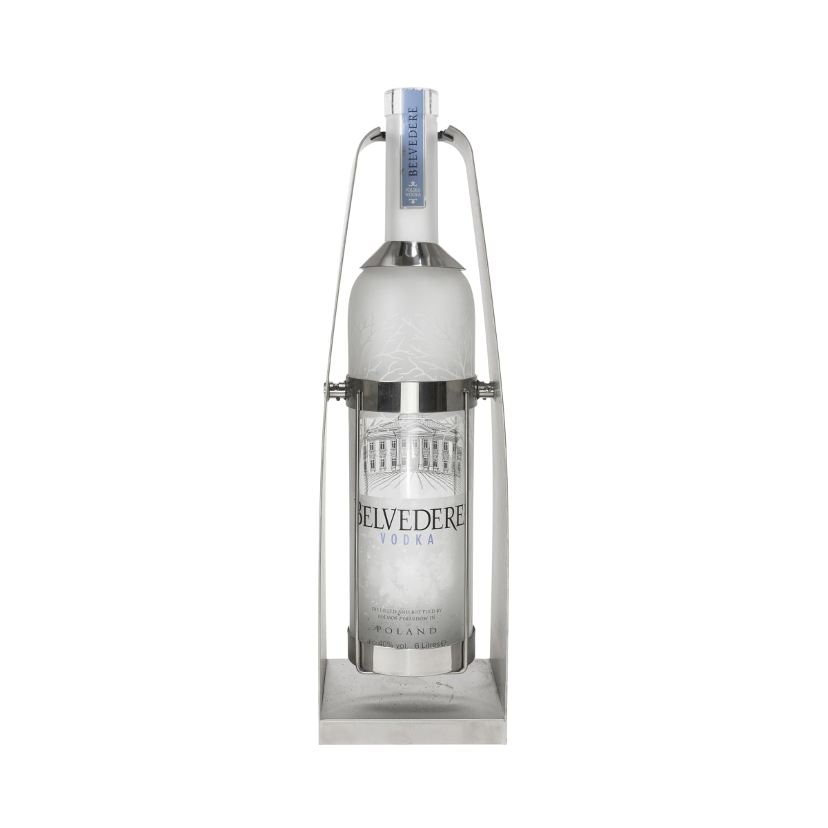 Belvedere Vodka Schwenke 6l metal pourer bottle swing metal glorifier – View 4