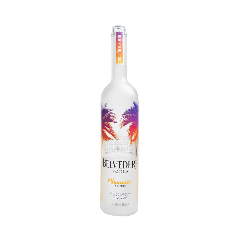 Belvedere Vodka show bottle EMPTY 0,7l Summer Edition Gerbaucht Deco Dummy