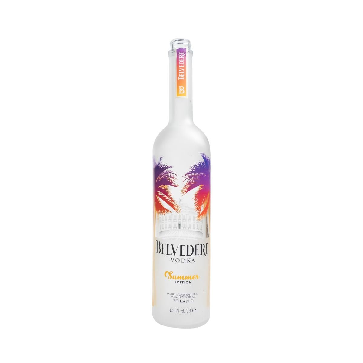 Belvedere Vodka show bottle EMPTY 0,7l Summer Edition Gerbaucht Deco Dummy