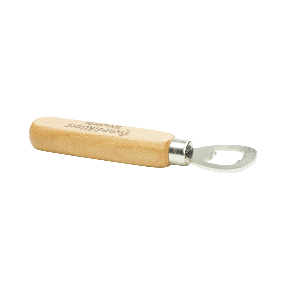 Benedictine beer bottle opener, cap lifter, lever opener, wood – View 2