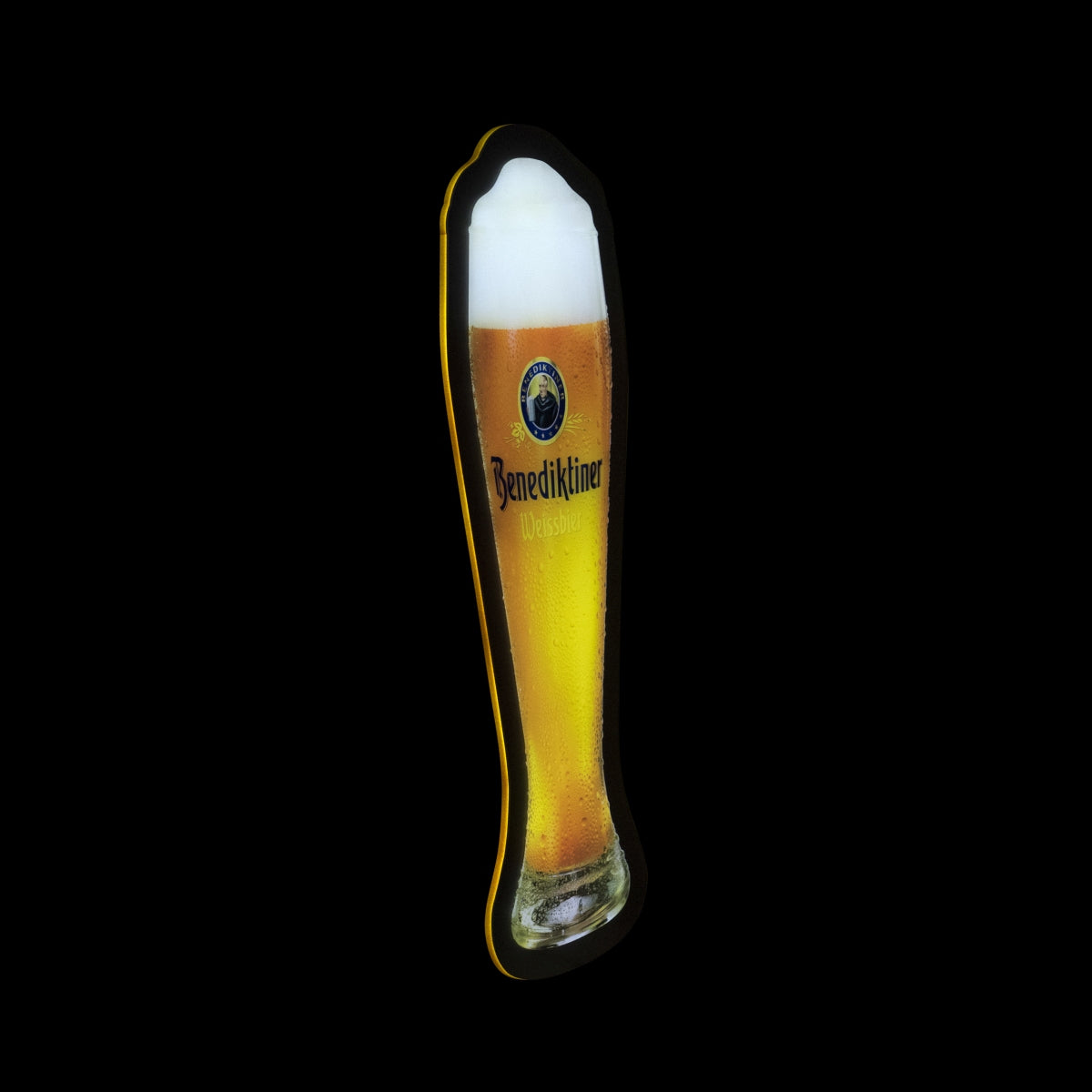 Benedictine beer neon sign wheat beer glass LED sign wall plaque decorative light – View 3