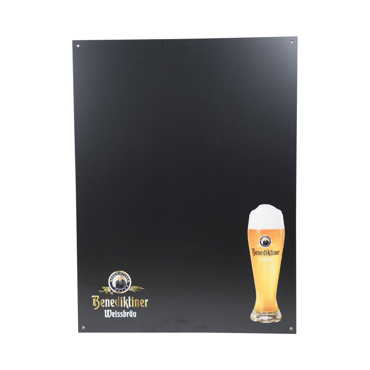 Benedictine beer chalkboard 89x62 gastro menu brewery sign wall bar