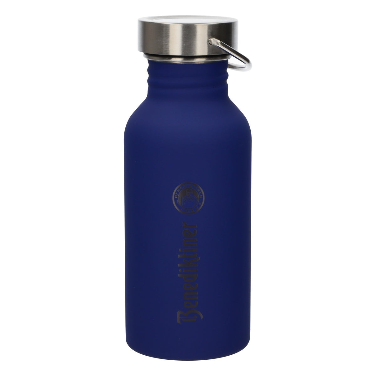 Benedictine beer travel bottle, aluminum thermos bottle, cooling bottle, 0.5 l