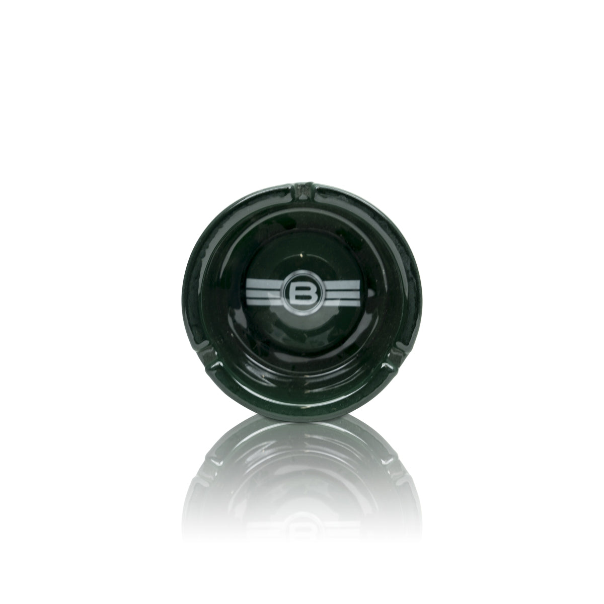 Bentley Ashtray Glass Green Cigarette Ashtray Cigar Car Collector Garden – View 3