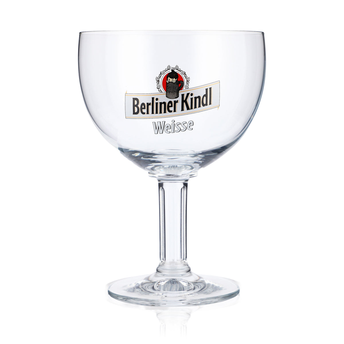 Berliner Kindl Beer Glasses 0.3l Goblet with white lettering Ritzenhoff