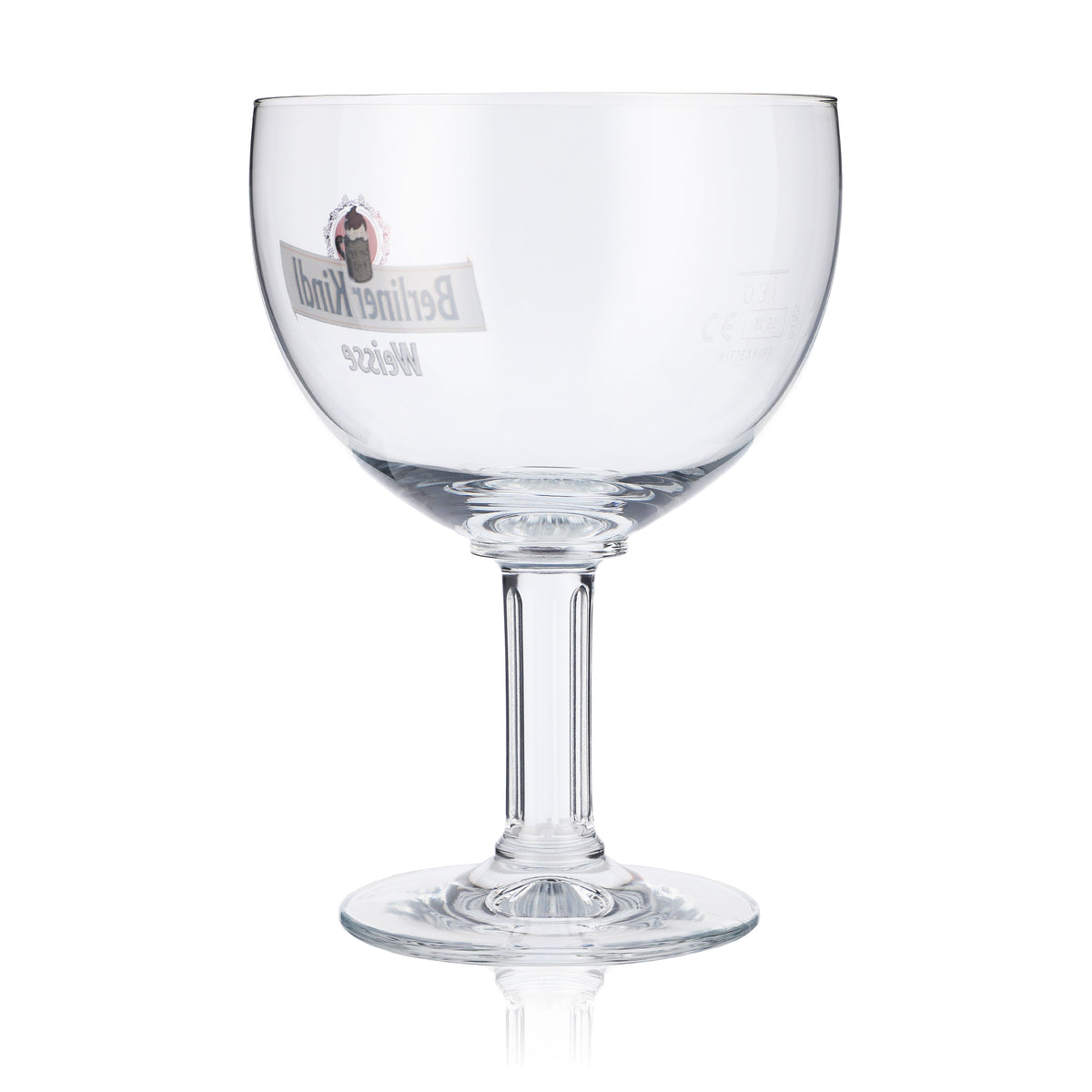 Berliner Kindl Beer Glasses 0.3l Goblet with white lettering Ritzenhoff – View 3