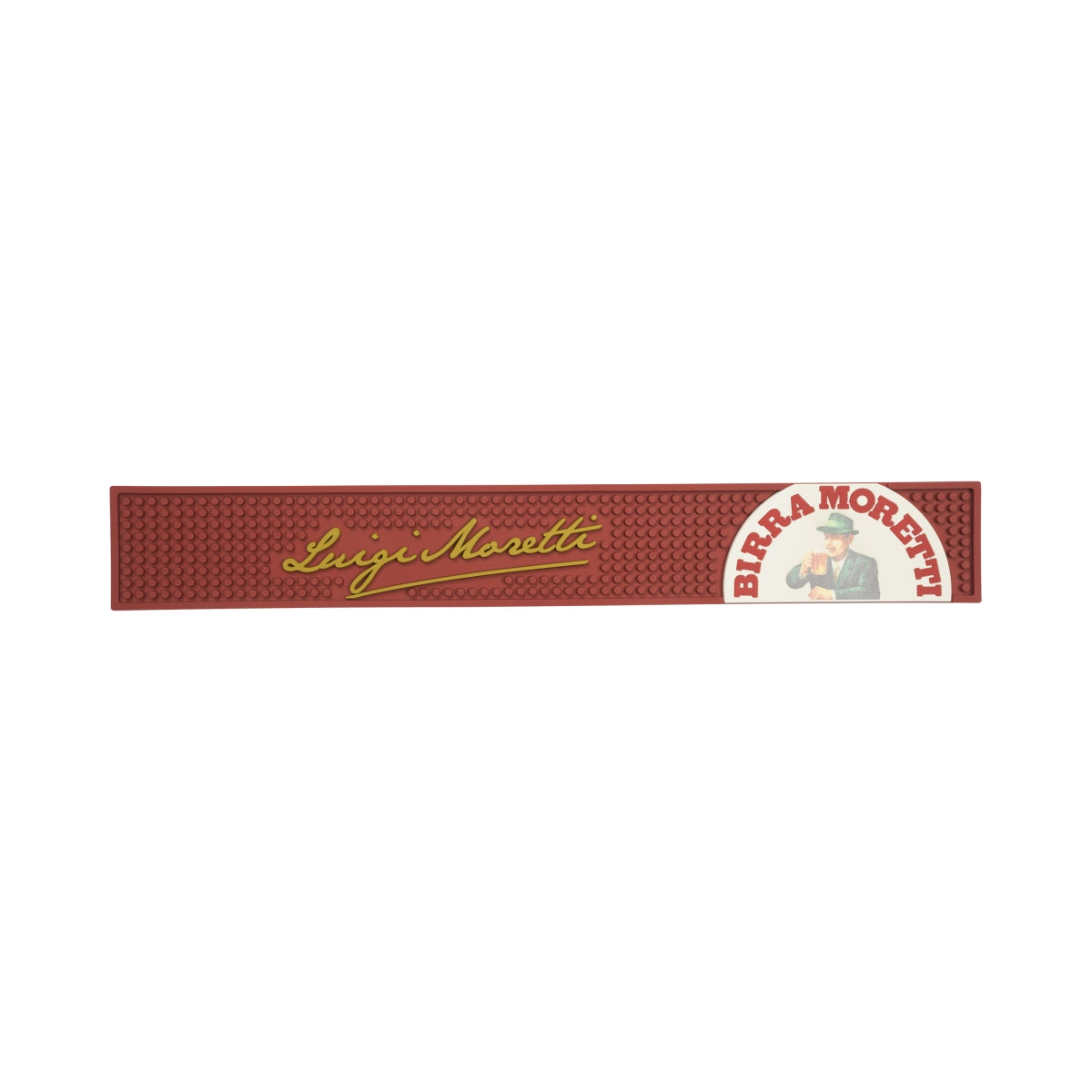 Birra Moretti Beer Bar Mat Luigi Italy Glasses Drip Tray Runner Beer – View 2