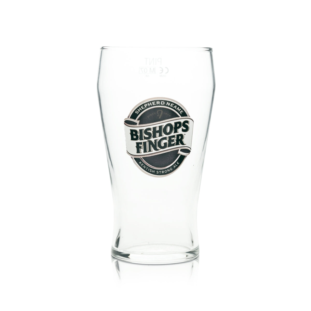 Bishops Finger Beer Glass 0.5l Mug Pint Shepherd Neame Glasses Beer Ale One