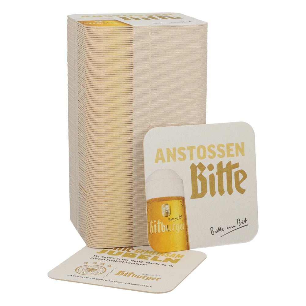 Bitburger Beer Beer Coaster Coaster DFB DFB Special Edition New Beige