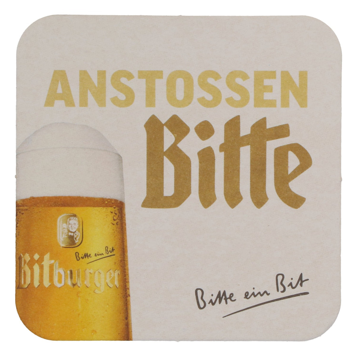 Bitburger Beer Beer Coaster Coaster DFB DFB Special Edition New Beige – View 3