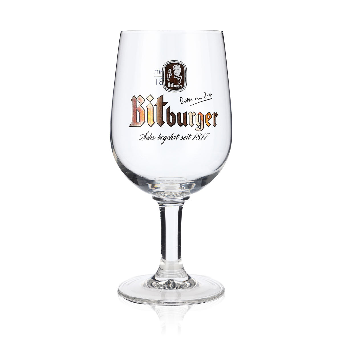 Bitburger Beer Beer Glass Trophy Beer Glasses Gaston 0.3l "Das besondere Alte"