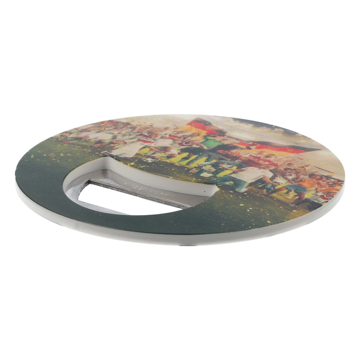 Bitburger Beer Bottle Opener Round 2014 Soccer World Champion Ritzenhoff – View 3